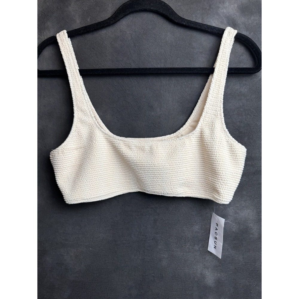 Pacsun Swimtop Ivory Size LARGE NWT